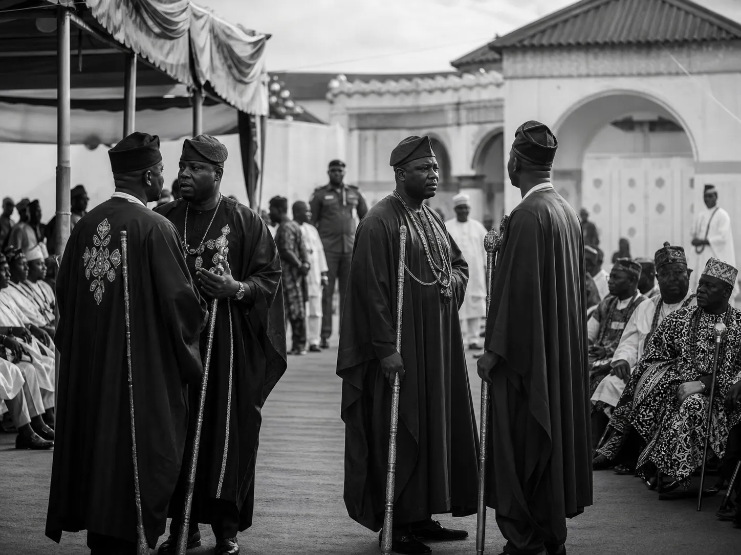 HRM the Arujale-Ojima — a portrait or ceremonial photograph. Wide.