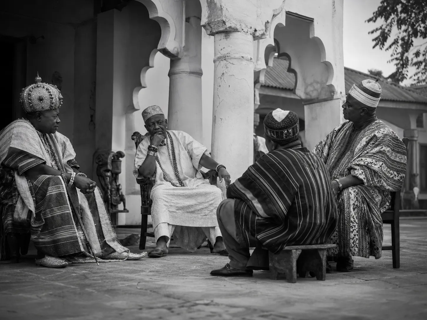 HRH Tinuade — a portrait or engagement photograph. Wide.