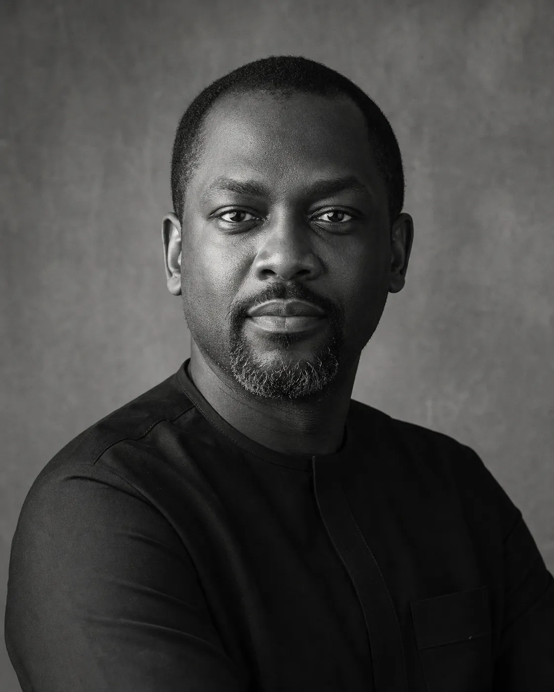 Portrait — Omooba Adefemi. Vertical, 3:4.